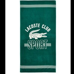 Lacoste BNWT Sport Club Cotton Beach Towel
